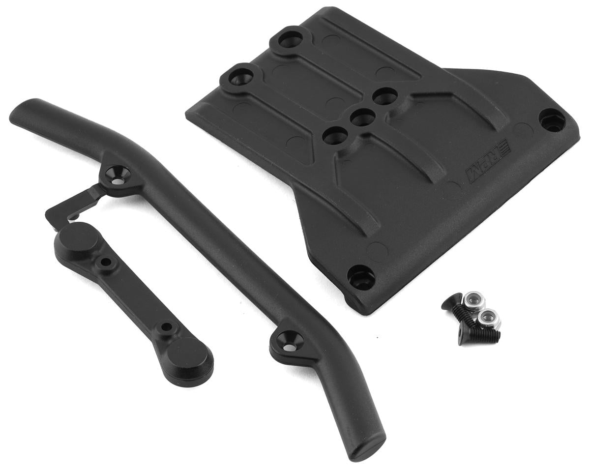 RPM Traxxas Sledge Front Bumper & Skid Plate (Black) - Parts - AMain Distributing