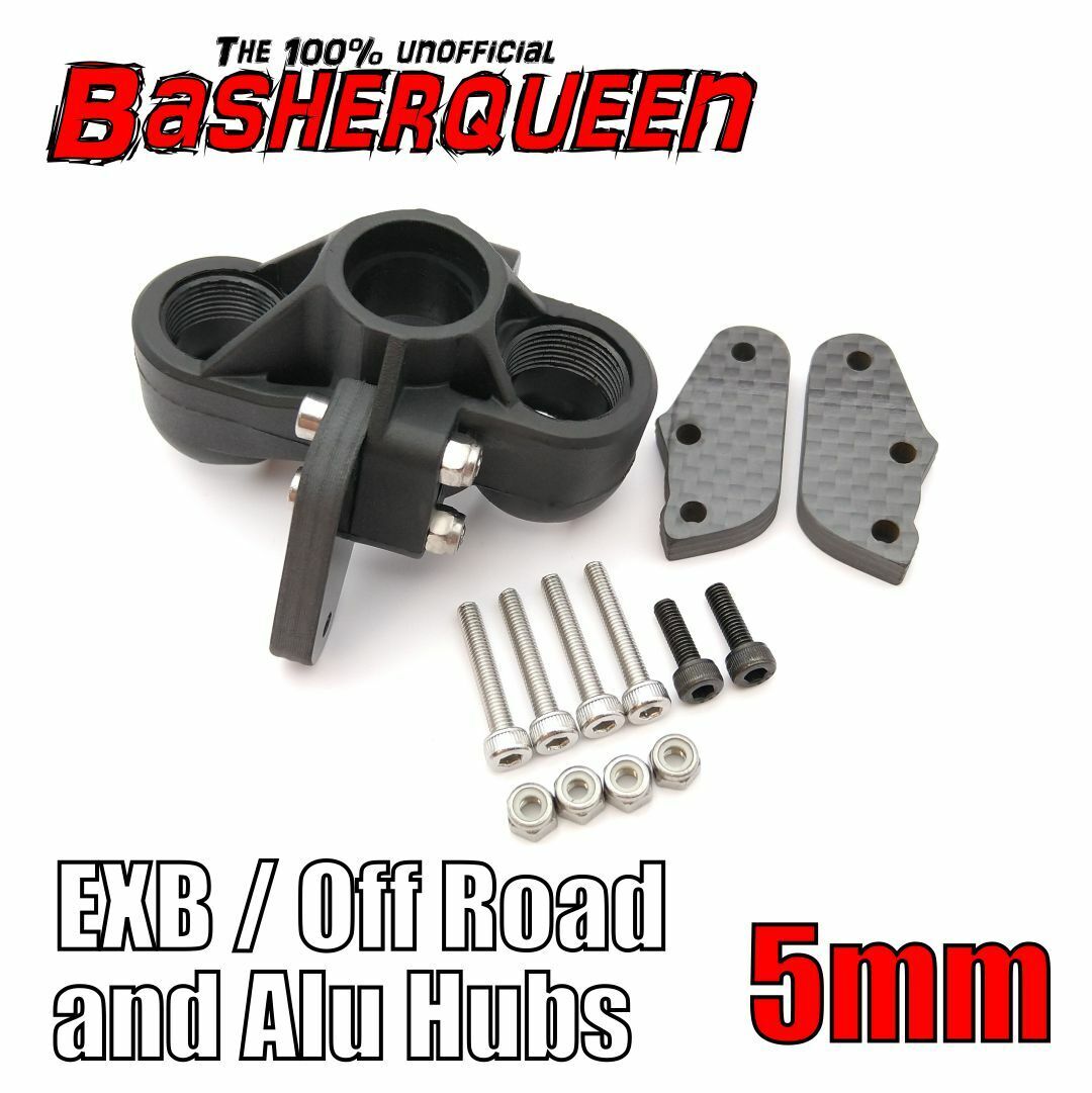 Basherqueen ARRMA Carbon Fiber UHD Steering Plate - - BASHERQUEEN