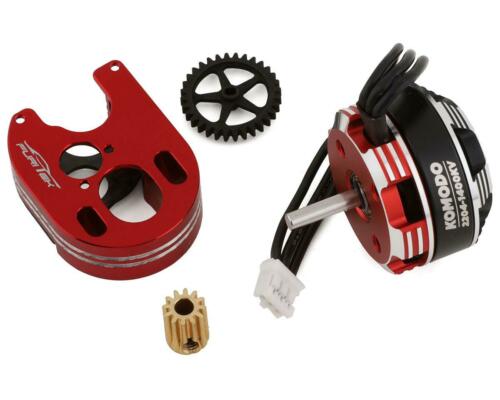 Furitek SCX24 Komodo Ultimate Plus Brushless Conversion Kit (2204 Motor, Aluminum Motor Mount, Spur & Pinion Gear) - Parts - AMain Distributing