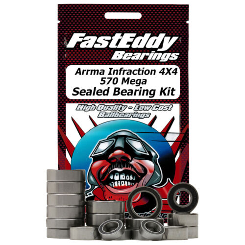 FastEddy Bearings Arrma Infraction 4X4 570 Mega Sealed Bearing Kit - - Horizon Hobbies, Inc.