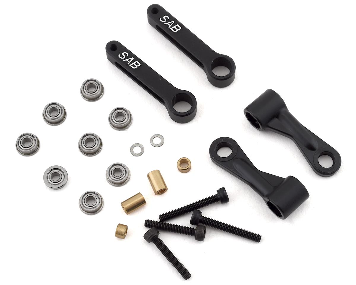 SAB Goblin Aluminum Radius Arm (Matte Black) (Kraken 580) - Parts - BK HOBBIES