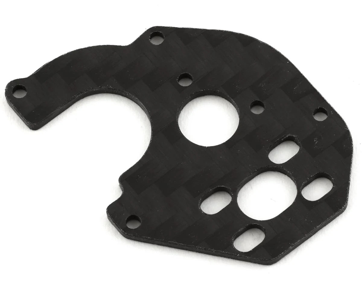 Samix SCX24 Carbon Fiber 050 Motor Plate (Black) - - AMain Distributing