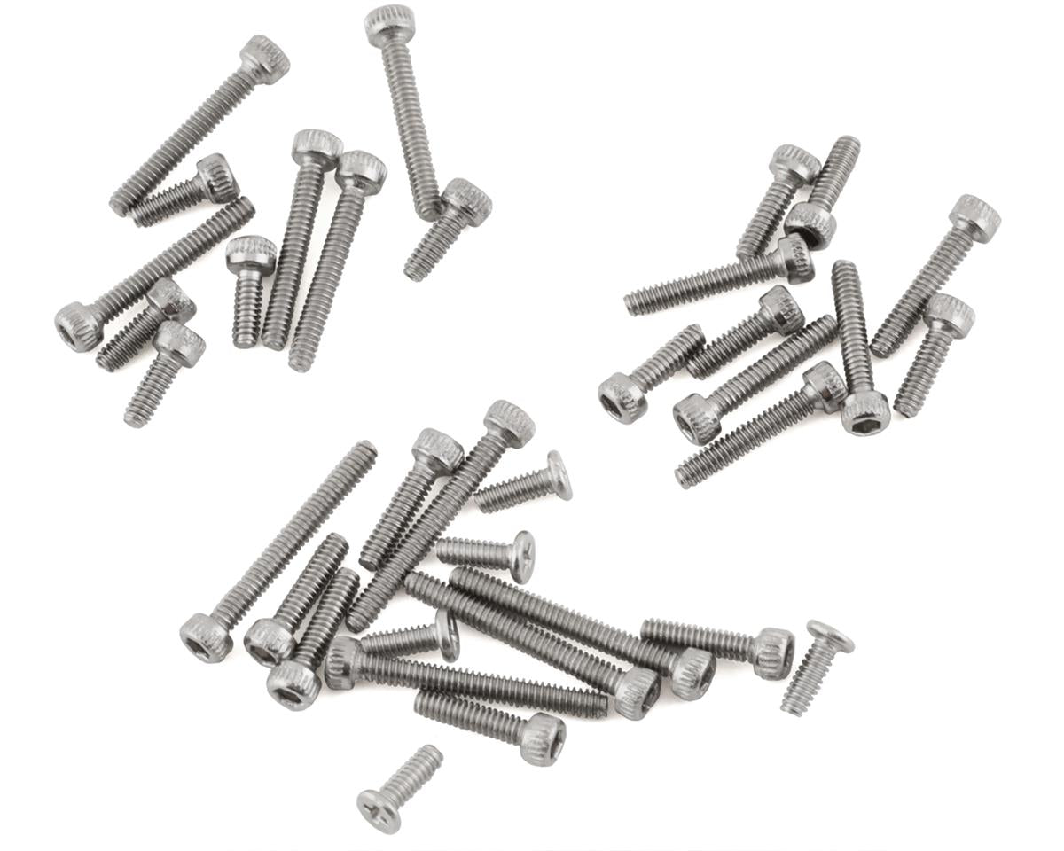 Samix SCX24 M1.4 Stainless Steel Cap Head Screw Kit w/Box (35) - - AMain Distributing