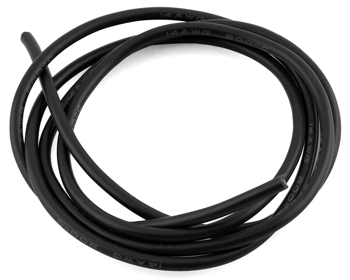 Samix Silicon Wire (Black) (1 Meter) - - AMain Distributing