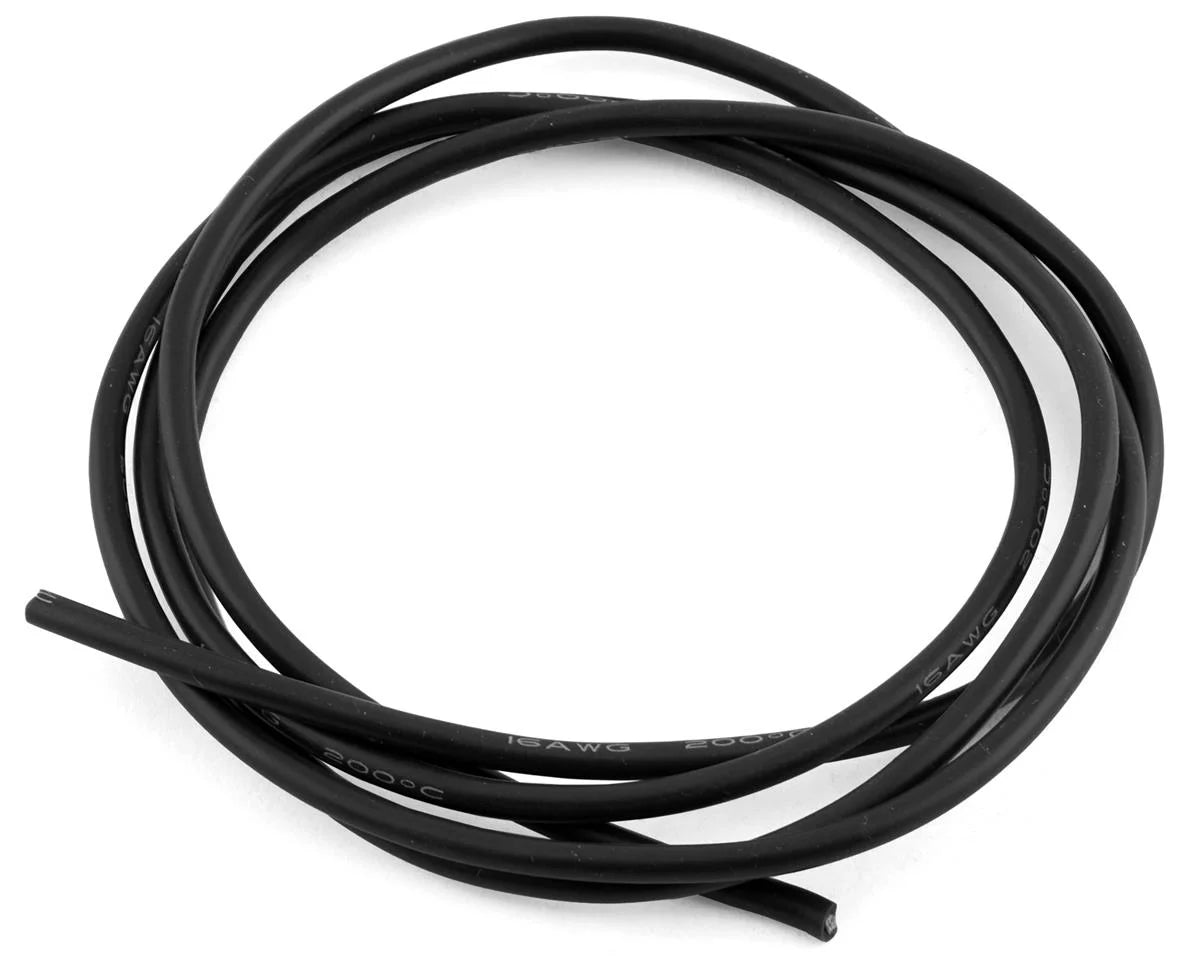 Samix Silicon Wire (Black) (1 Meter) - - AMain Distributing