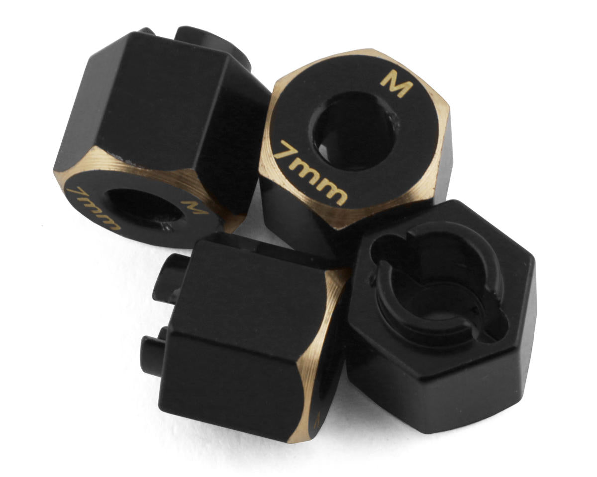 Samix TRX-4M Brass Hex Adapter - - AMain Distributing