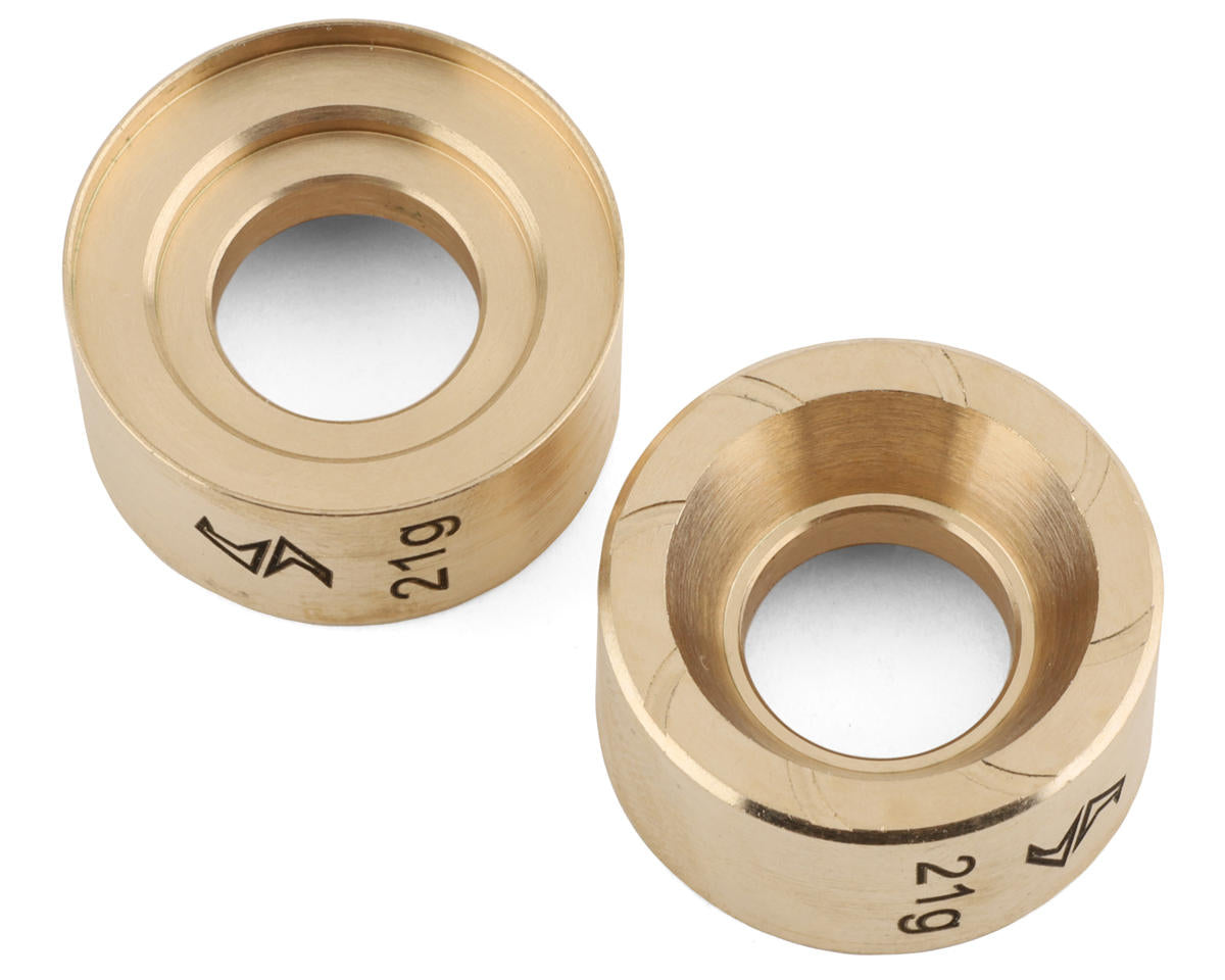 Samix TRX-4M Defender Brass Wheel Weights (Gold) (2) (21g) - - AMain Distributing