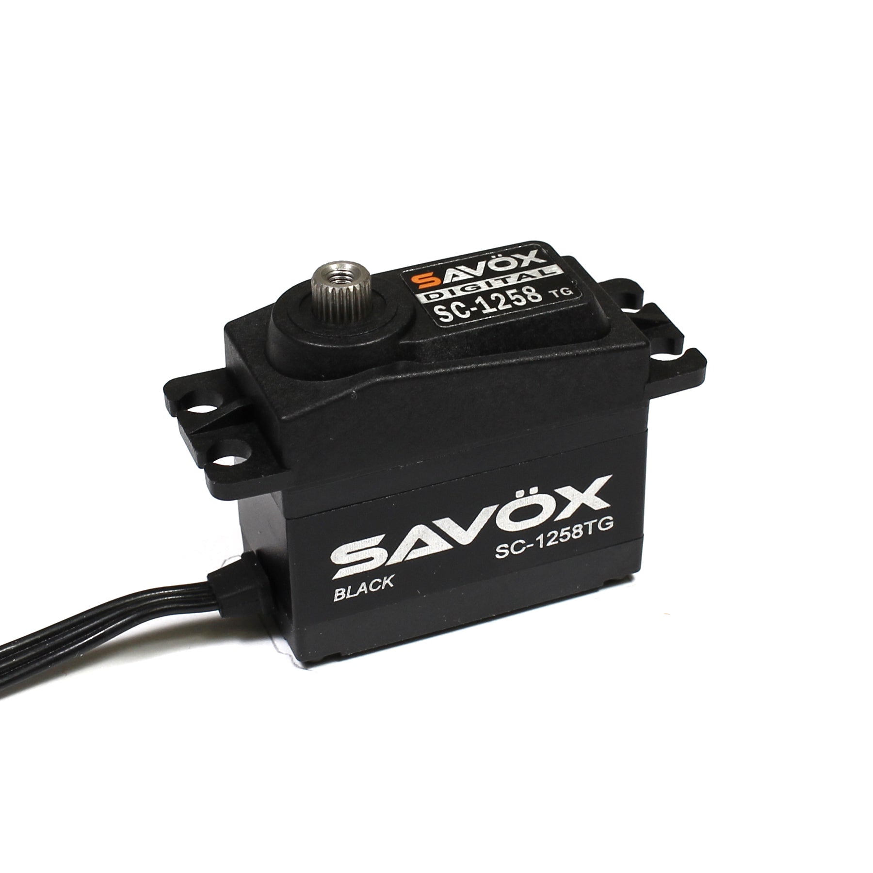 Savox SC-1258TG Black Edition Standard Digital "High Speed" Titanium Gear Servo - - HRP Distributing, Inc.