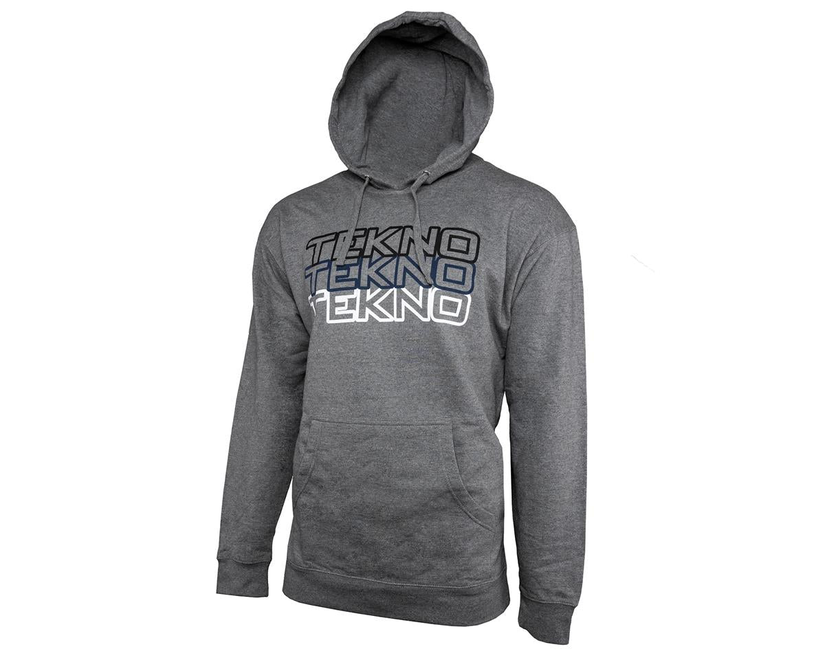 Tekno RC Grey "Stacked" Hoodie - apparel - AMain Distributing