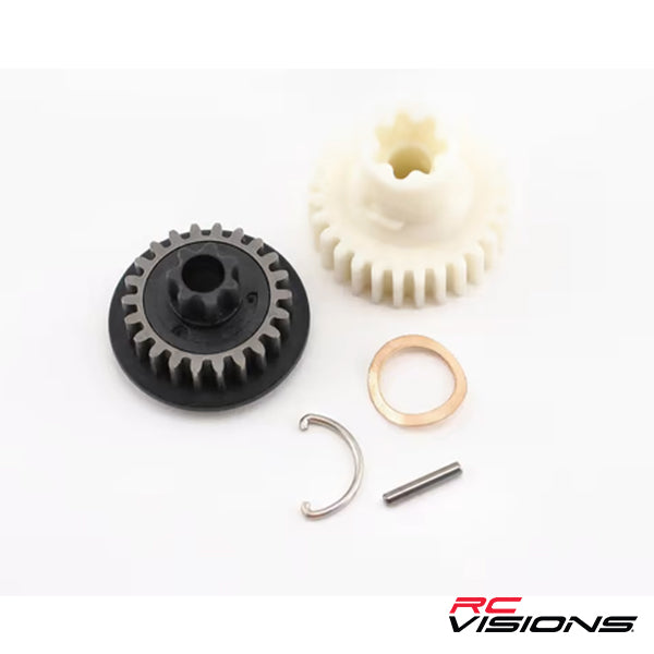 Traxxas Revo Primary gears, forward and reverse/ screw pin (1) - - Traxxas