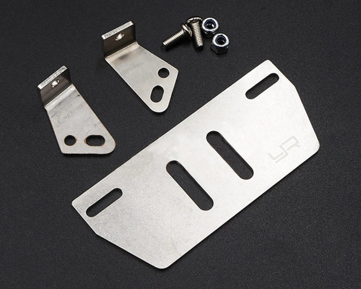 Yeah Racing Traxxas TRX-4 Stainless Steel Front & Rear Skid Plate - Parts - AMain Distributing