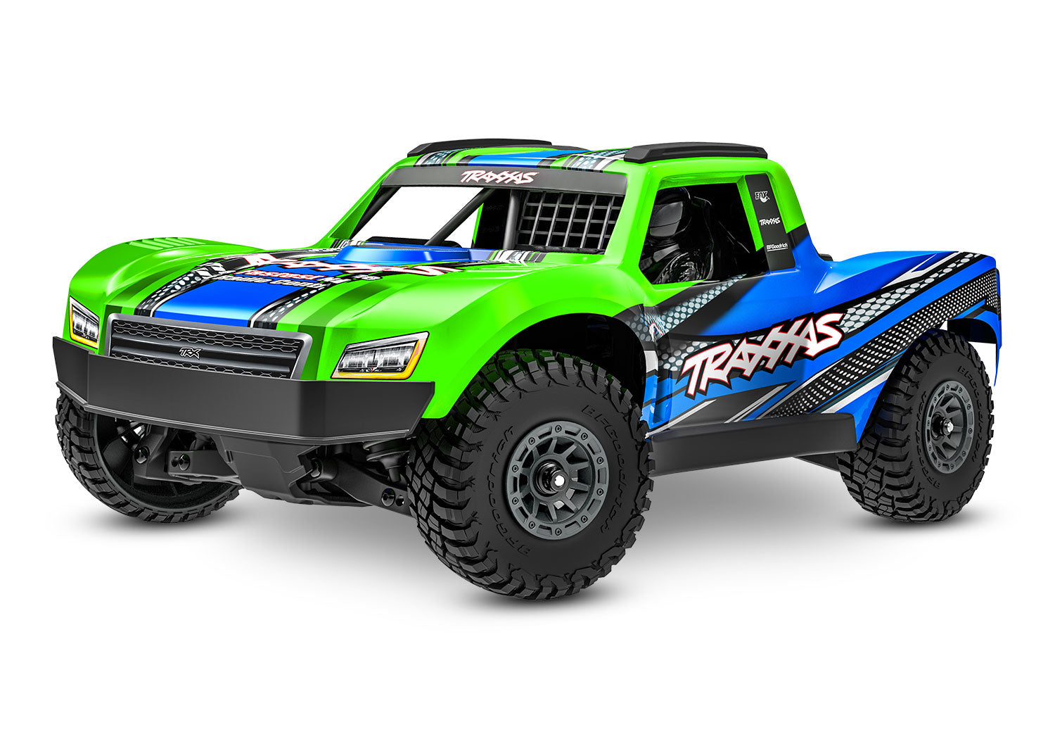 Traxxas Mini Slash® Brushless 1/16 4WD RTR Short Course Truck w/TQ™ 2.4Ghz Radio, Battery -  - Traxxas
