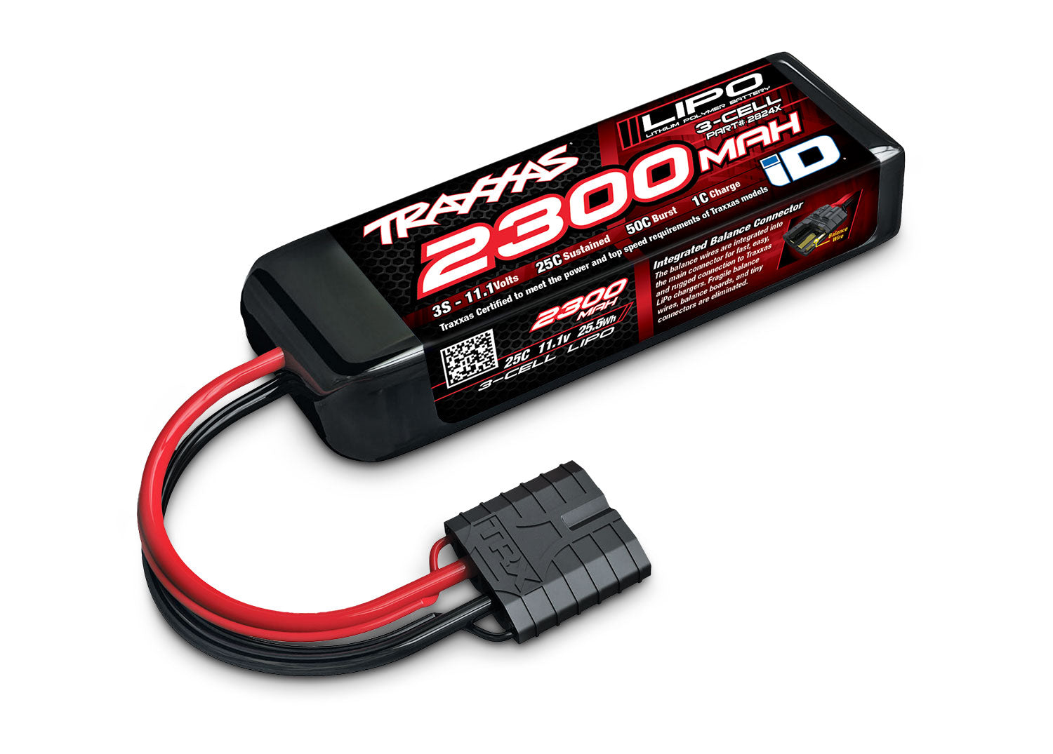 Traxxas 3S "Power Cell" 25C Li-Poly Battery w/Traxxas Connector (11.1V/2300mAh) -  - Traxxas