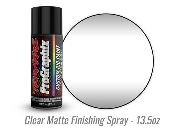 Traxxas ProGraphix "Matte Finishing Spray" Custom R/C Lexan Spray Paint (13.5oz) (Clear) -  - Traxxas