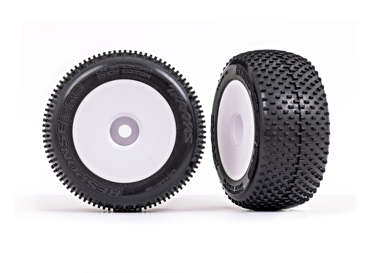 Traxxas Response Pro Pre-Mounted 3.8" Tires w/17mm Dish Wheel (2) (White) -  - Traxxas