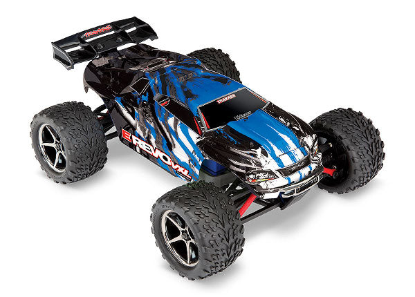 traxxas E-Revo® VXL: 1/16-Scale 4WD Brushless Monster Truck with TQi™ Traxxas Link™ Enabled 2.4GHz Radio System & Traxxas Stability Management (TSM)® -  - Traxxas