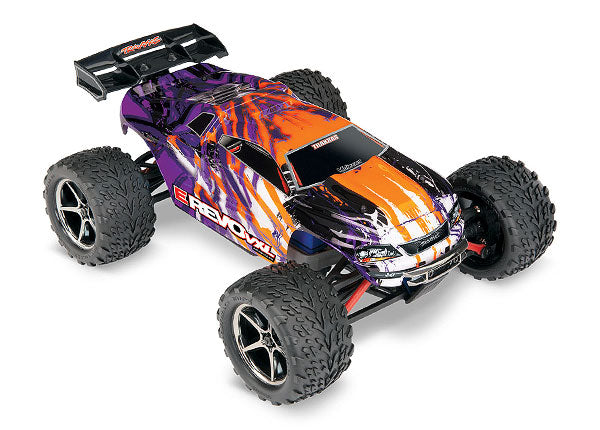 traxxas E-Revo® VXL: 1/16-Scale 4WD Brushless Monster Truck with TQi™ Traxxas Link™ Enabled 2.4GHz Radio System & Traxxas Stability Management (TSM)® -  - Traxxas