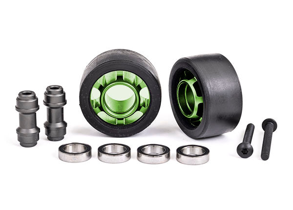 Traxxas X-Maxx/XRT Wheelie Bar Wheels 6061-T6 aluminum -  - Traxxas