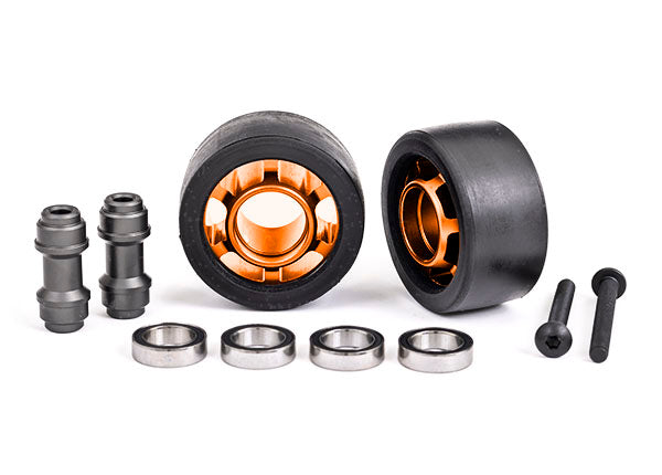 Traxxas X-Maxx/XRT Wheelie Bar Wheels 6061-T6 aluminum -  - Traxxas
