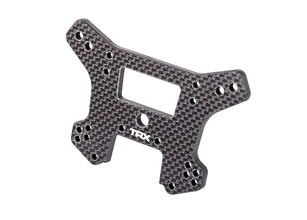 TRAXXAS front Shock tower 5mm (carbon fiber) (fits Sledge®) -  - Traxxas