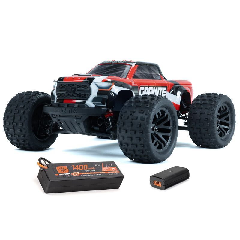 Arrma 1/18 GRANITE GROM MEGA 380 Brushed 4X4 Monster Truck RTR with Battery & Charger -  - Horizon Hobbies, Inc.