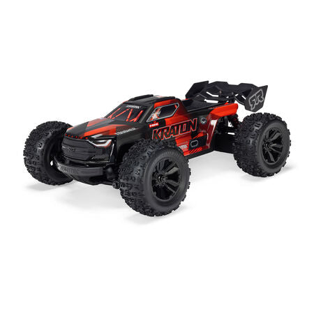 Arrma Mini Kraton 3S BLX 4X4 1/16 RTR Brushless Speed Monster Truck (Black/Red) w/2.4GHz Radio
