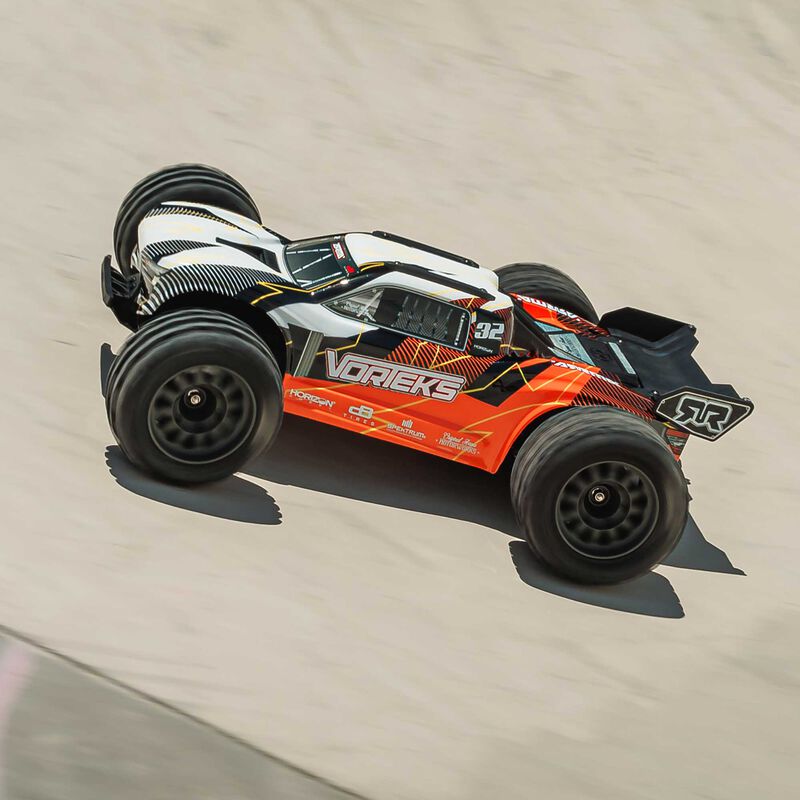 Arrma Vorteks 2WD MEGA 550 RTR Brushed 1/10 Off-Road Stadium Truck w/SLT2 2.4GHz Radio, Battery & Charger -  - Horizon Hobbies, Inc.