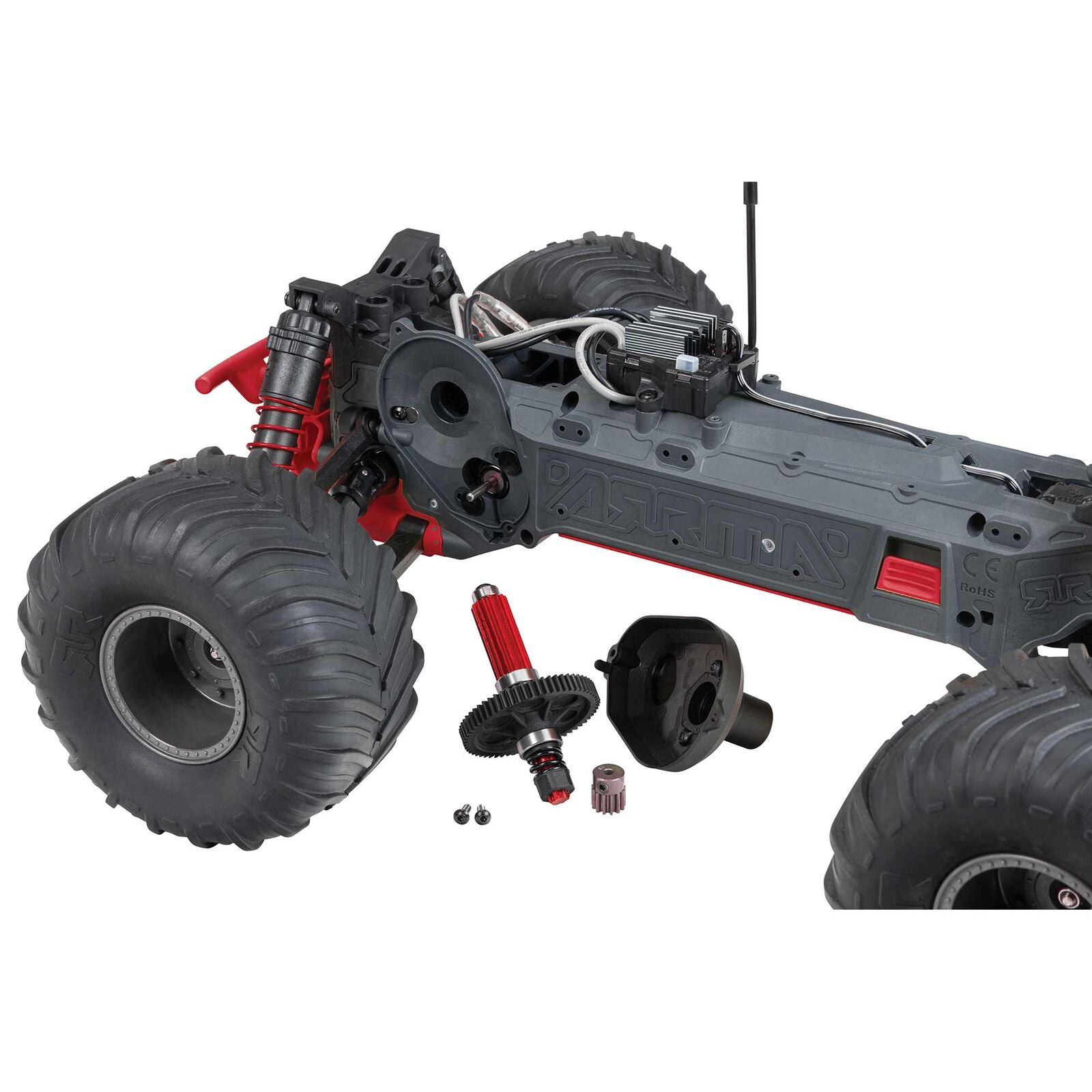 Arrma GORGON 4X2 MEGA 550 Brushed 1/10 Monster Truck RTR  w/SLT2 2.4GHz Radio, Battery & Charger -  - Horizon Hobbies, Inc.