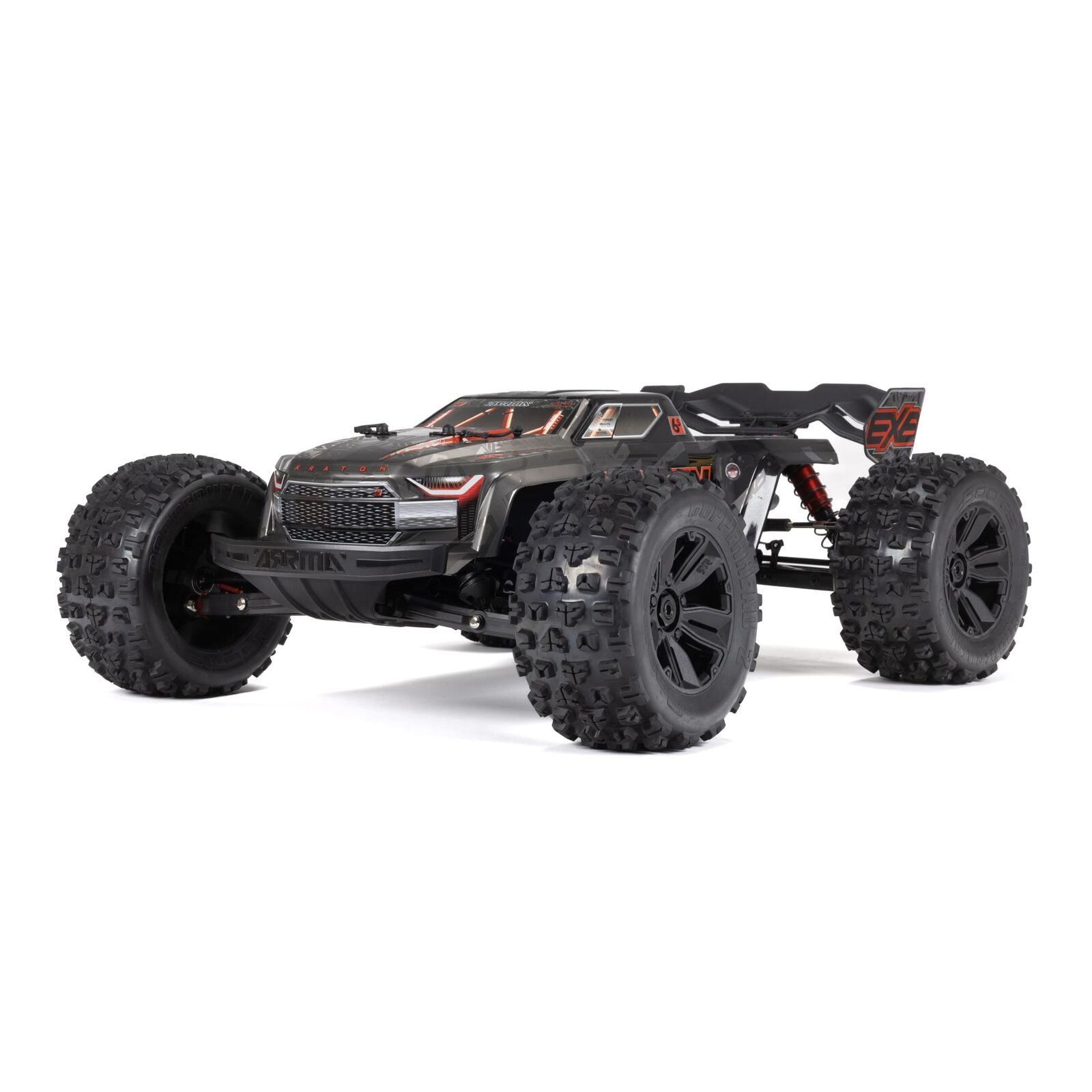 Arrma Kraton 6S EXB RTR 1/8 4WD Brushless Monster Truck (Black) w/DX3 2.4GHz Radio, Smart ESC & AVC -  - Horizon Hobbies, Inc.