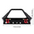 INJORA Black Metal Front Bumper With Lights For 1/10 RC Crawler -  - INJORA