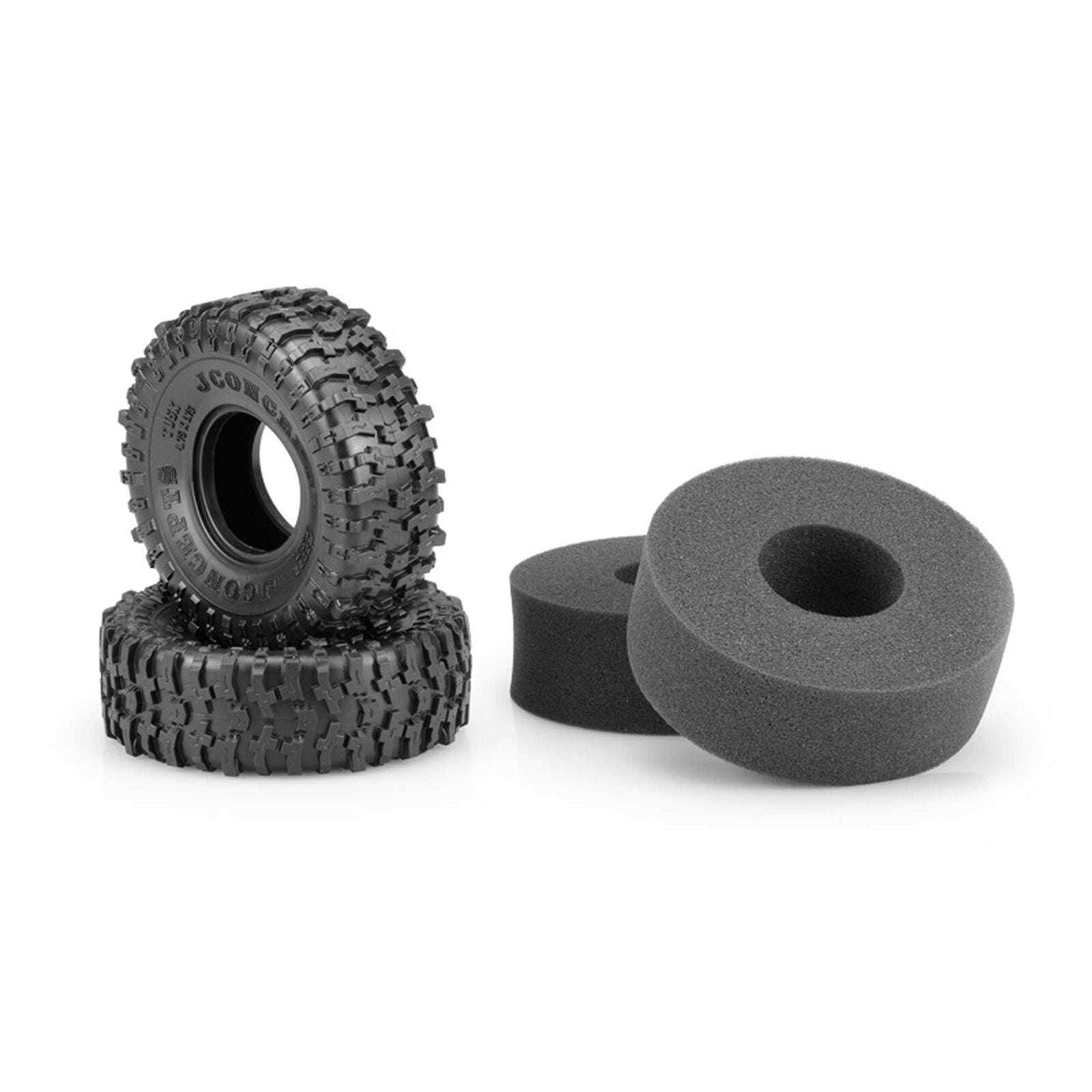 JConcepts Tusk 1.9" Performance Class 2 All Terrain Crawler Tires (2) (Green) -  - Horizon Hobbies, Inc.