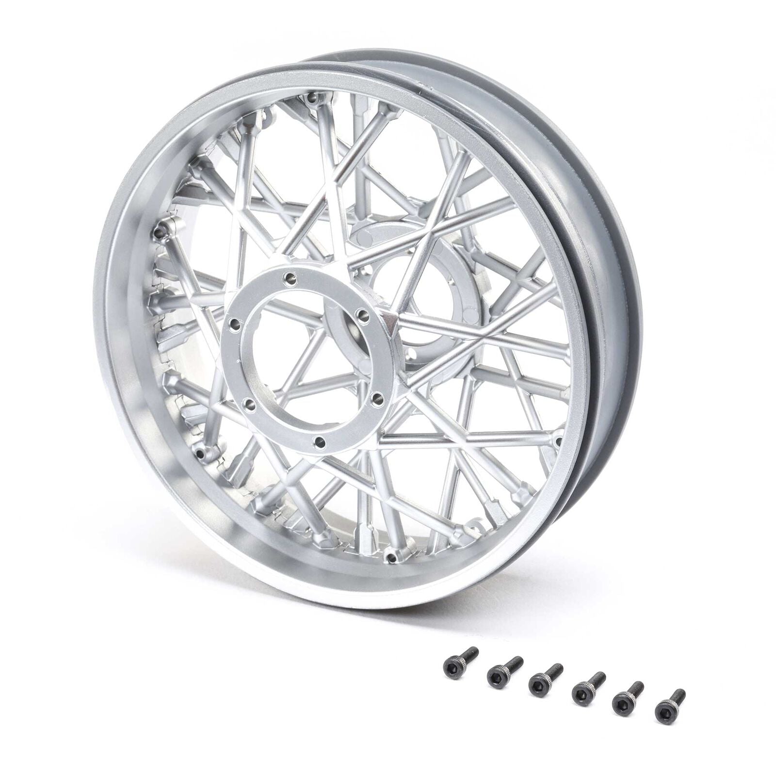 LOSI  Promoto-MX Rear Wheel Set, Satin Chrome -  - Horizon Hobbies, Inc.