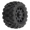 Proline Badlands MX 1.85" All-Terrain Truck Tires (4) Mounted on Raid Black 12mm Hex Wheels for Granite GROM 4x4 Front or Rear -  - Horizon Hobbies, Inc.