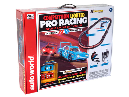 AUTO WORLD WINGED WARRIOR 19' SLOT RACE SET HO SCALE -  - BCY service