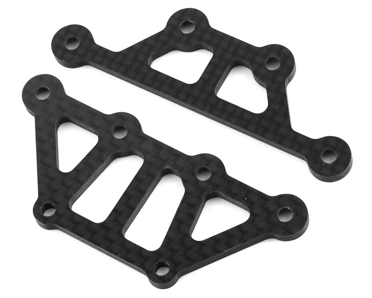 Team Associated Apex2 Factory Team Carbon Fiber Top Plates (Front & Rear) -  - Associated Electrics INC