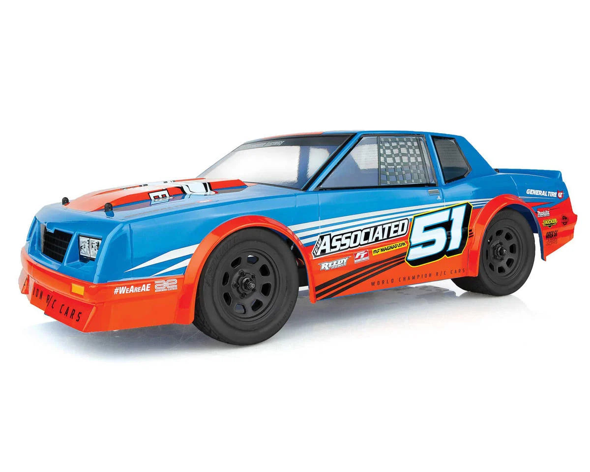 Team Associated SR10M RTR Electric Brushless 2WD Dirt Oval Car (Blue) w/2.4GHz Flysky FS-G4P Radio -  - AMain Distributing