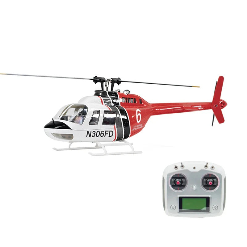 FlyWing BELL-206 Scale Helicopter RTF -  - Fly Wing