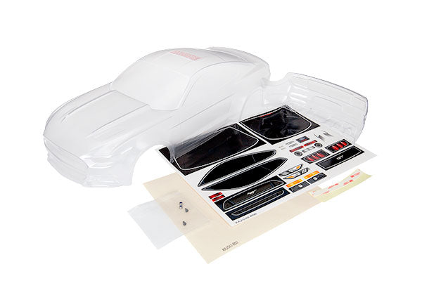 Traxxas 4-Tec 2.0 Ford Mustang Clear Body -  - Traxxas