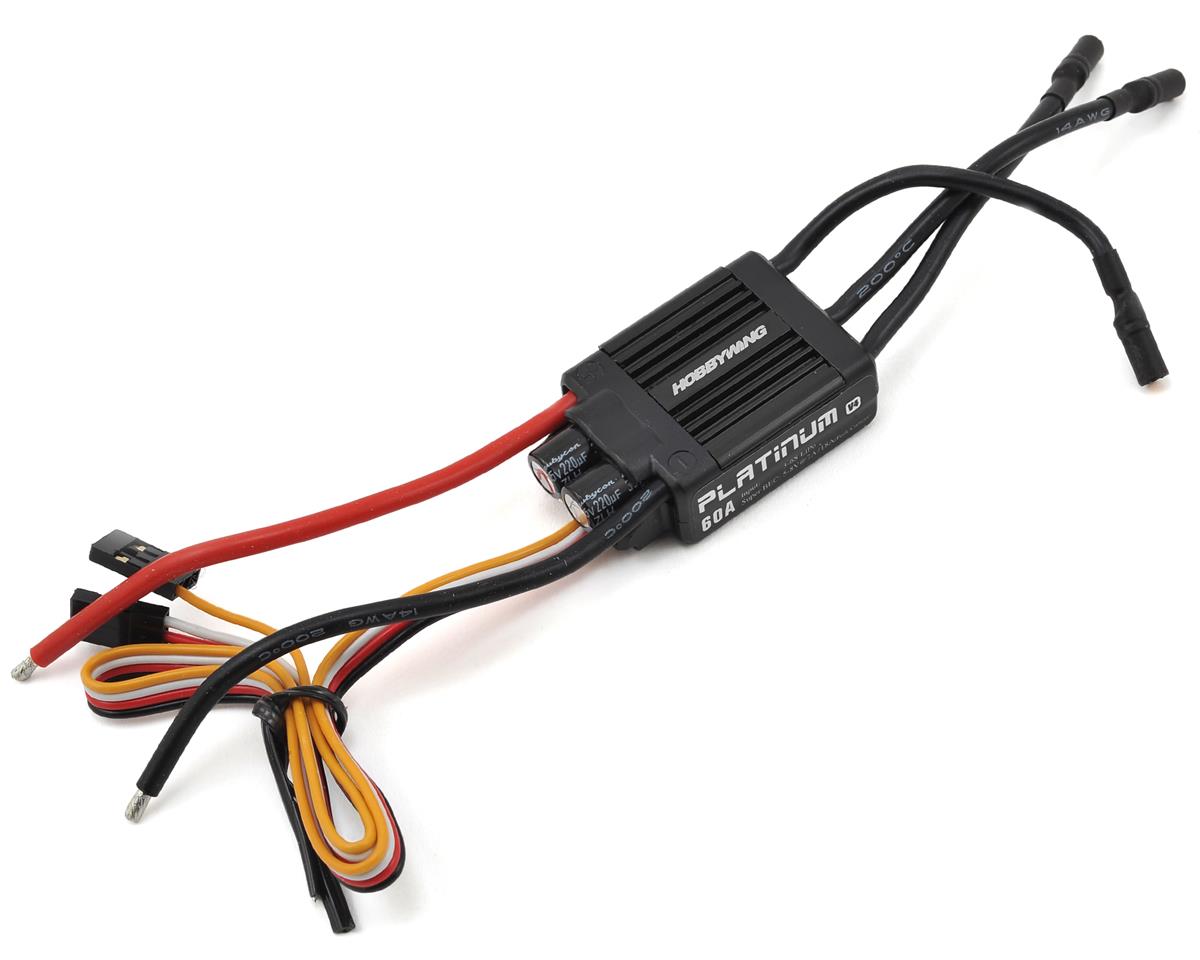 Hobbywing Platinum 60A V4 60 Amp ESC -  - HobbyWing North America