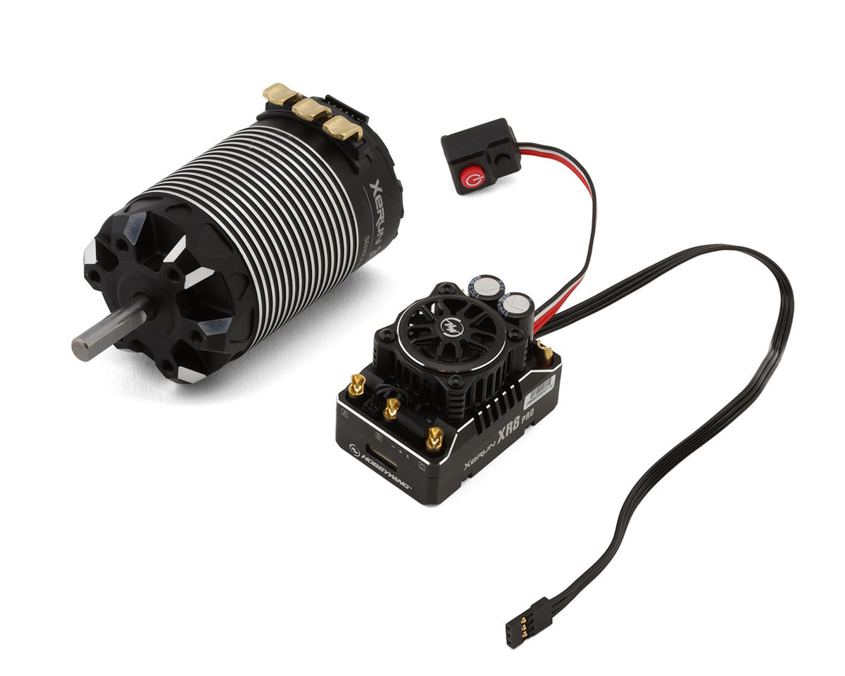 Hobbywing XR8 Pro G3 1/10 4WD SCT Sensored Brushless ESC & 3660SD Motor Combo (3200kV) -  - HobbyWing North America