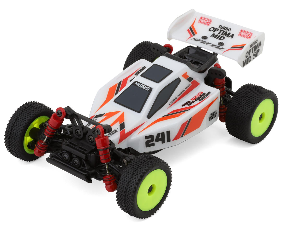 Kyosho Mini-Z Buggy Turbo Optima Mid Special White, Readyset -  - Kyosho