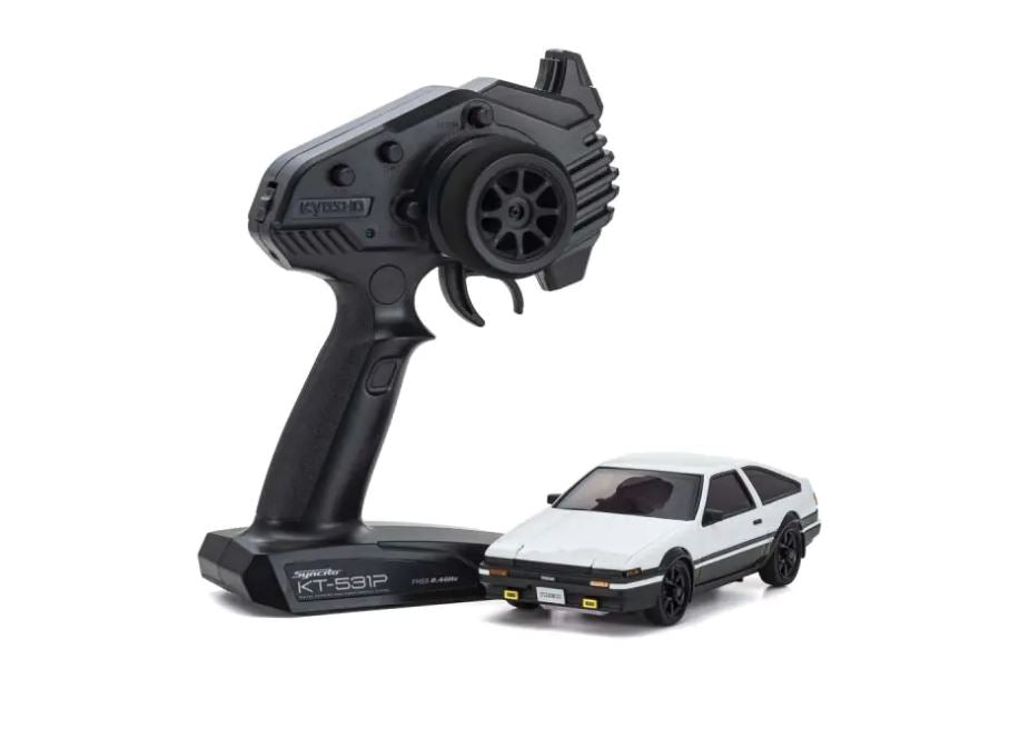 Kyosho MA-020 AWD Mini-Z ReadySet w/Toyota Sprinter Trueno AE86 Body (White) & 2.4GHz Radio -  - HRP Distributing, Inc.