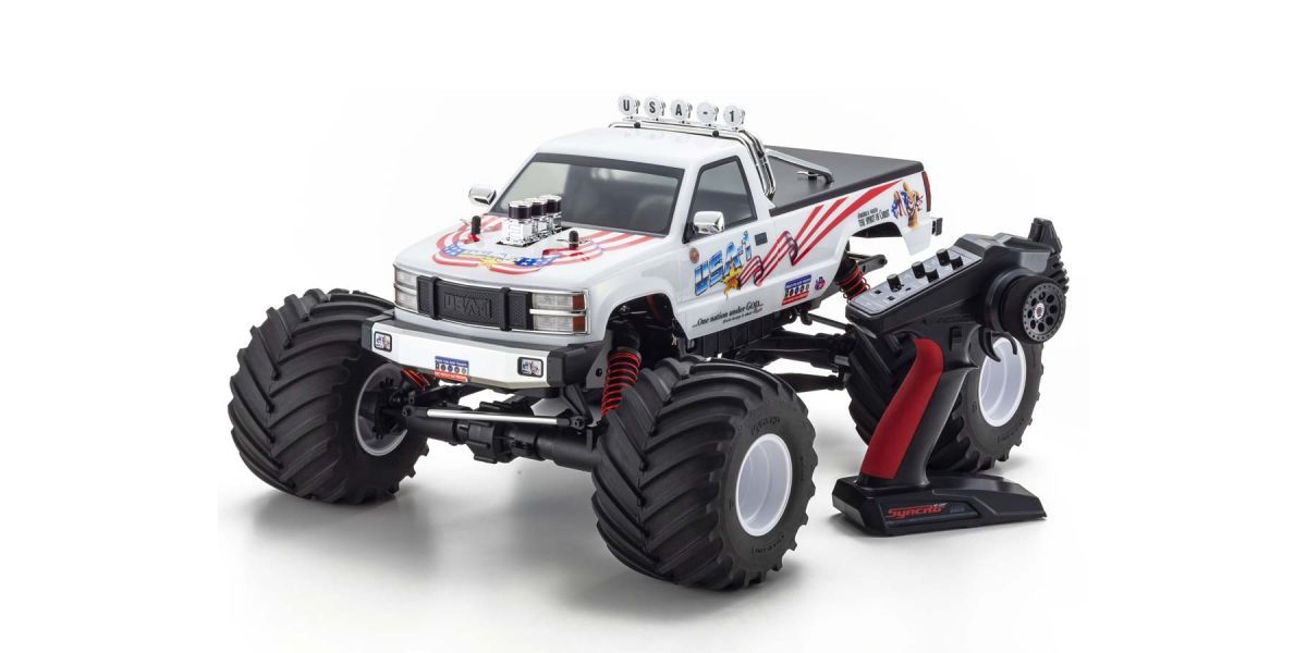Kyosho 1/8 USA-1 VE 4S 4x4 Brushless Electric Monster Truck RTR -  - Kyosho