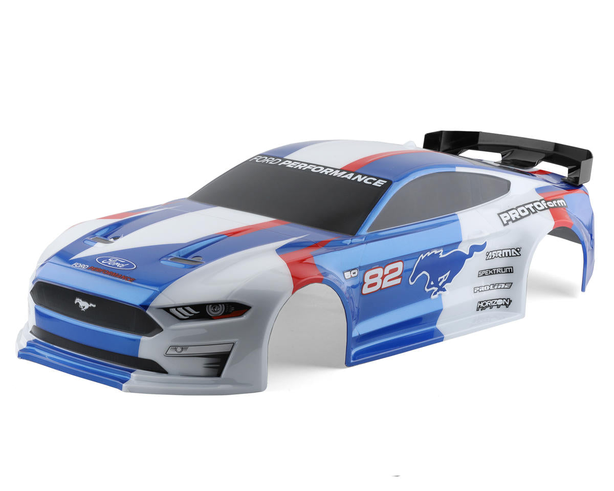 Protoform 2021 Ford Mustang Pre-Painted 1/8 On-Road Body (Blue) (3S/Mega Vendetta & Infraction) -  - Horizon Hobbies, Inc.
