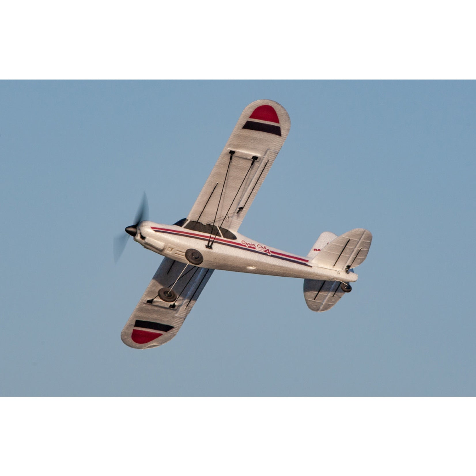 Rage RC Super Cub Mx4 Micro Ep 4-Channel Rtf Airplane With Pass System -  - HRP Distributing, Inc.