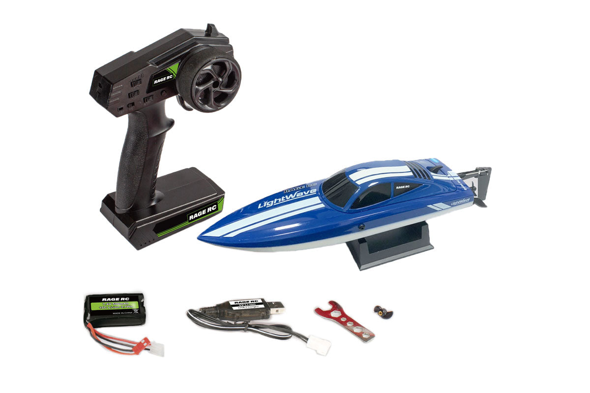Rage R/C LightWave Electric Micro RTR Boat -  - HRP Distributing, Inc.