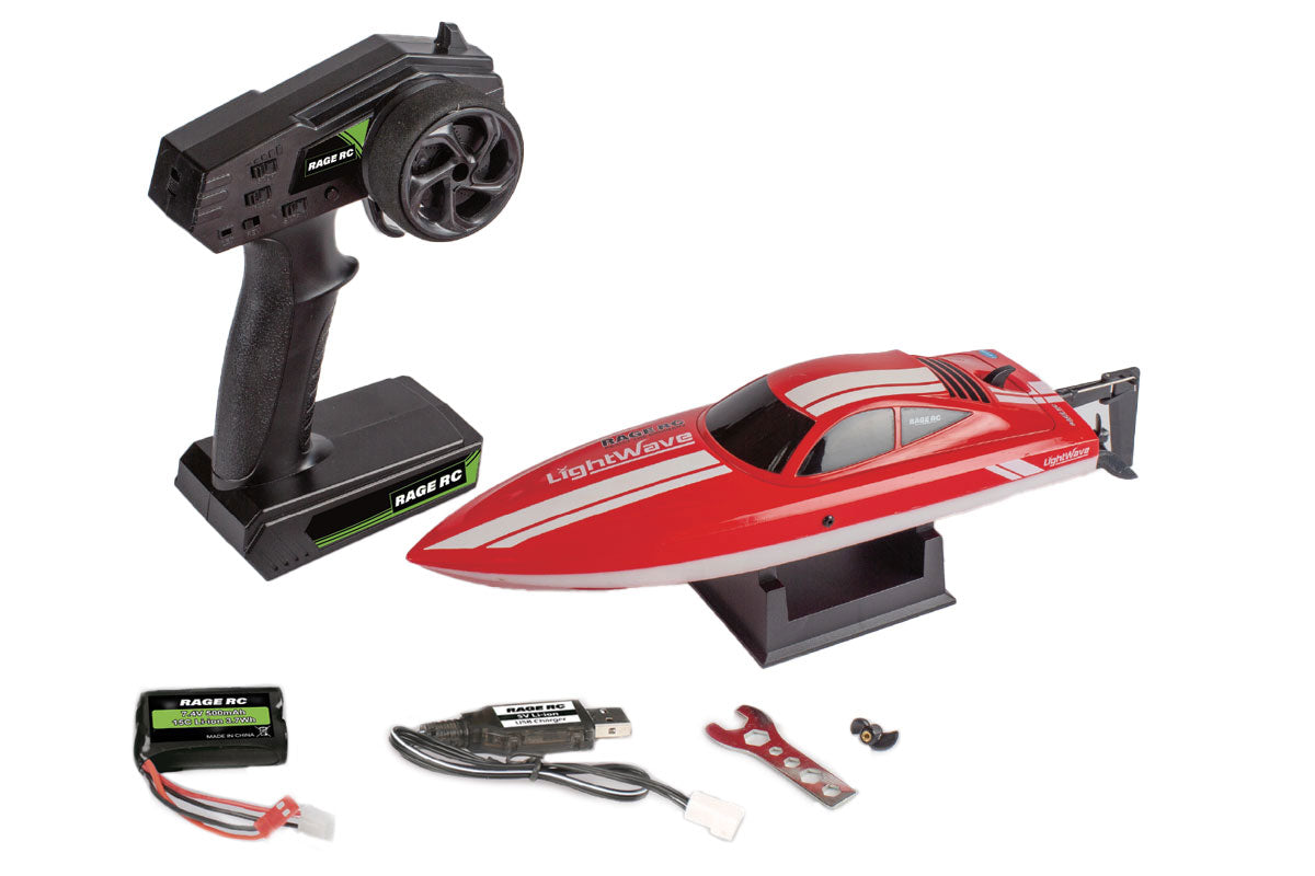 Rage R/C LightWave Electric Micro RTR Boat -  - HRP Distributing, Inc.