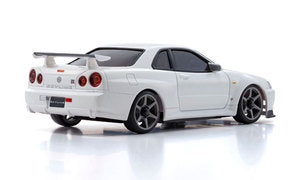 Kyosho MINI-Z AWD MA-020 Series Readyset Nissan Skyline GT-R V.spec II Nur (R34) White -  - HRP Distributing, Inc.