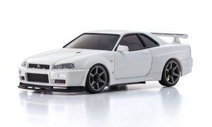 Kyosho MINI-Z AWD MA-020 Series Readyset Nissan Skyline GT-R V.spec II Nur (R34) White -  - HRP Distributing, Inc.