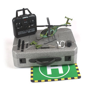 Rage RC Hero-Copter Military 4-Blade RTF Heli -  - HRP Distributing, Inc.